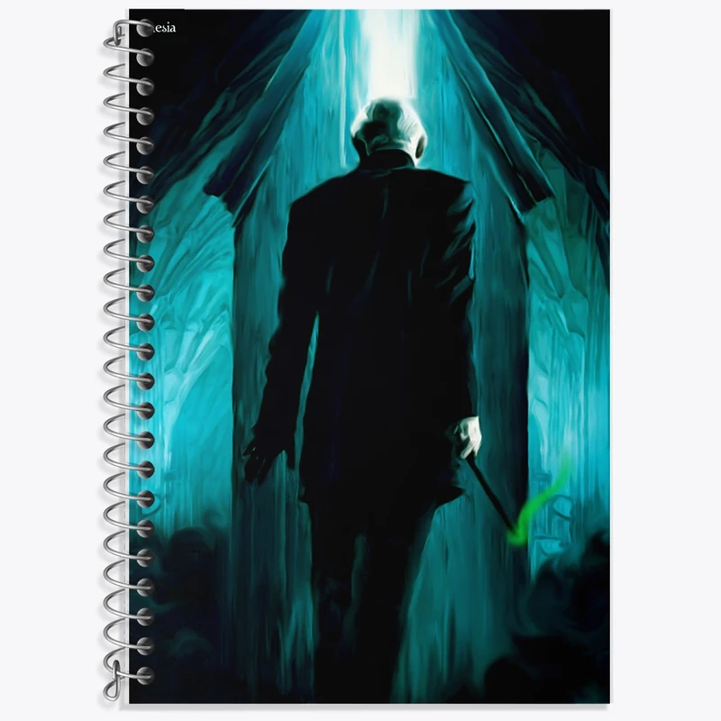 دفتر زبان 50 برگ خندالو مدل سه خط طرح مالفوی هری پاتر  کد F2440