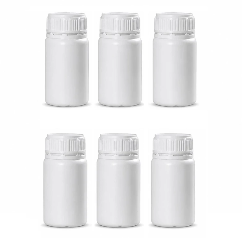 بطری مدل پلی اتیلن استوانه ای گنجایش 0.15 لیتر بسته 6 عددی