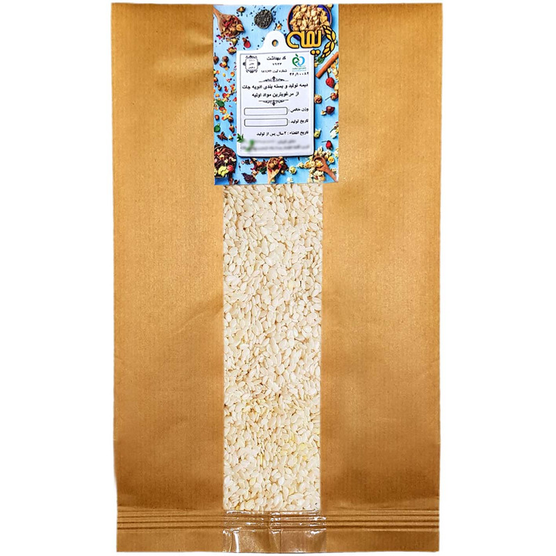 دانه کنجد سفید دیمه-500 گرم