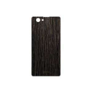 MAHOOT Dark-Gold-Stripes-Wood Cover Sticker for Sony Xperia Z1 Compact