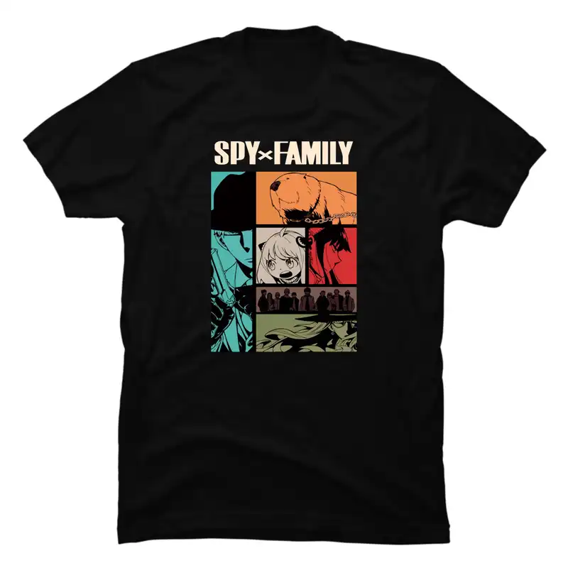 تی شرت آستین کوتاه زنانه مدل انیمه اسپای ایکس فمیلی آنیا