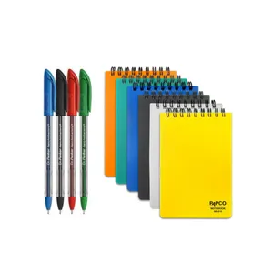 دفتر یادداشت ۱۰۰ برگ پاپکو مدل ۶۱۶ به همراه خودکار بسته ۱۰ عددی