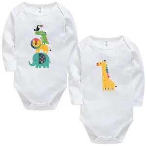 بادی آستین بلند نوزادی نیل کوک مدل روزانه مجموعه 2 عددی