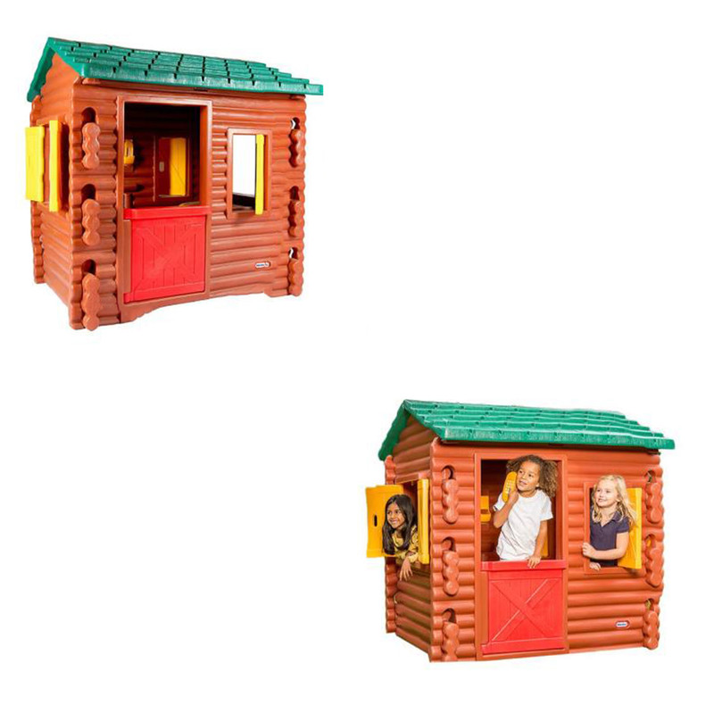 کلبه بازی کودک لیتل تایکس مدل Log Cabin Playhouse کلبه بازی کودک لیتل تایکس مدل Log Cabin Playhouse
