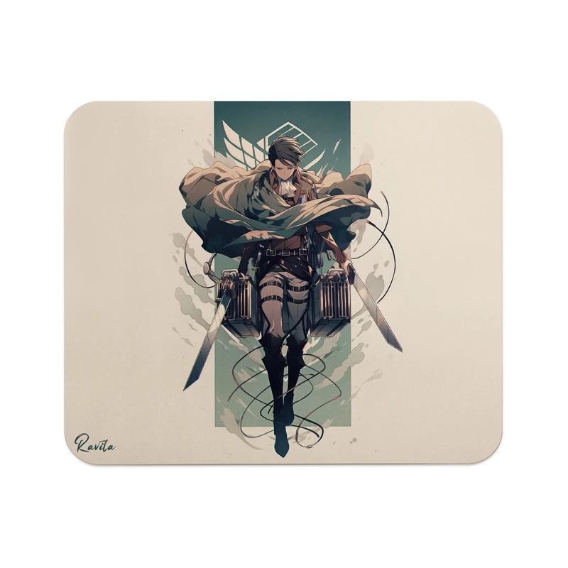 ماوس پد راویتا مدل اتک آن تاتیان کد 3543 سایز 24*19 سانتی متر