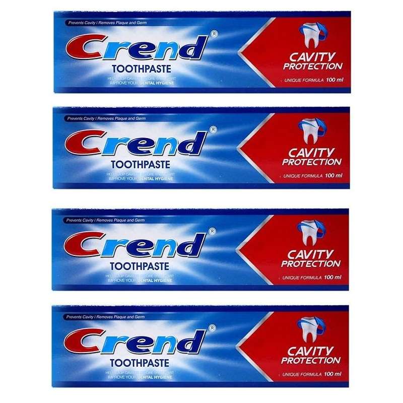 خمیر دندان کرند مدل Cavity Protection حجم 100 میلی لیتر مجموعه 4 عددی