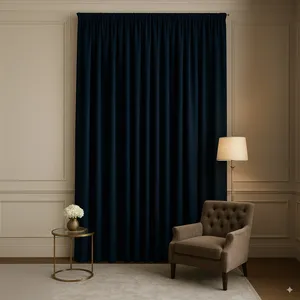 پرده تیکو دکو مدل بلک اوت ضد نور 75 درصد سه لایه دوخت ساده کد insulator  سایز 275x300 سانتی‌متر