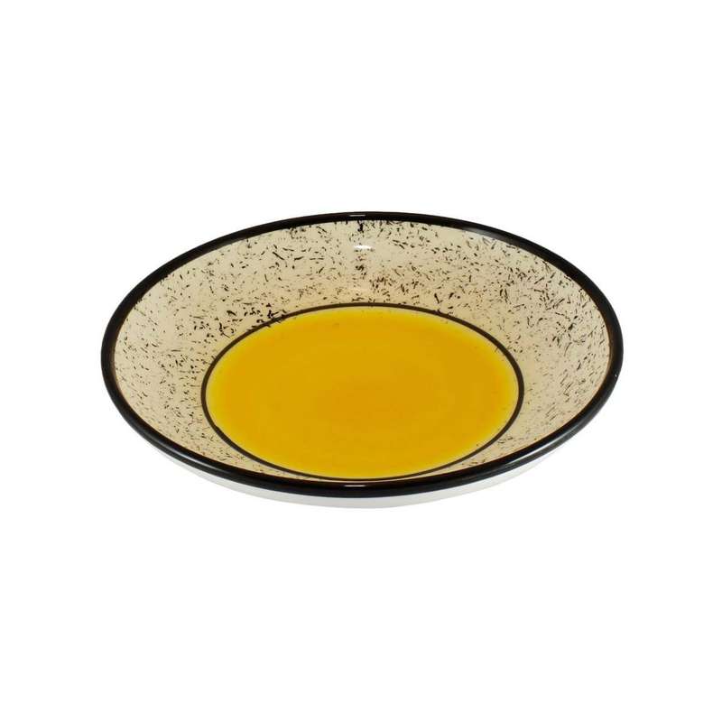 بشقاب سرامیکی مدل خورشت خوری طرح خورشید کد kh