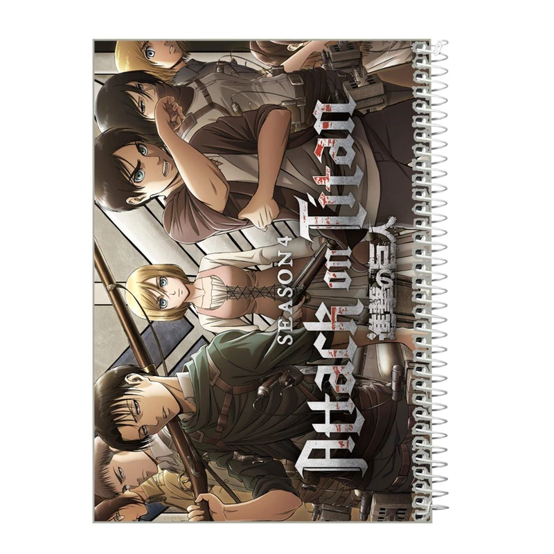 دفترچه یادداشت 40برگ طرح انیمه Attack on Titan حمله به تایتان it6