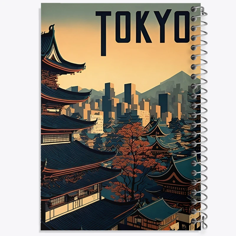 دفتر لیست خرید 50 برگ خندالو طرح توکیو (Tokyo) کد F6302