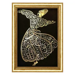 تابلو ویترای طرح رقص سماع کد 233