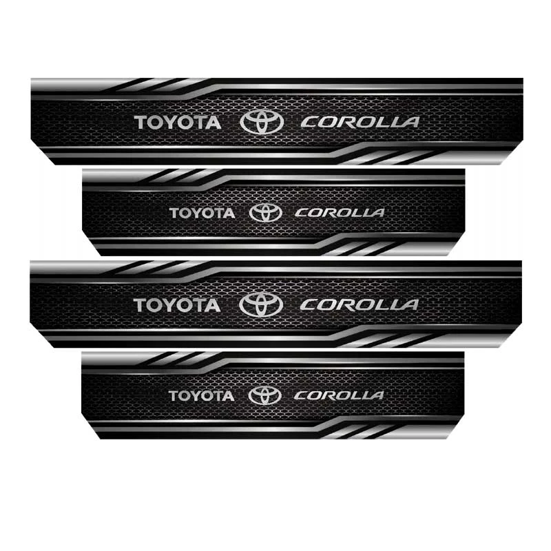 برچسب بدنه خودرو رایسان کد SP20111 مناسب برای تویتا کورولا مجموعه 4 عددی