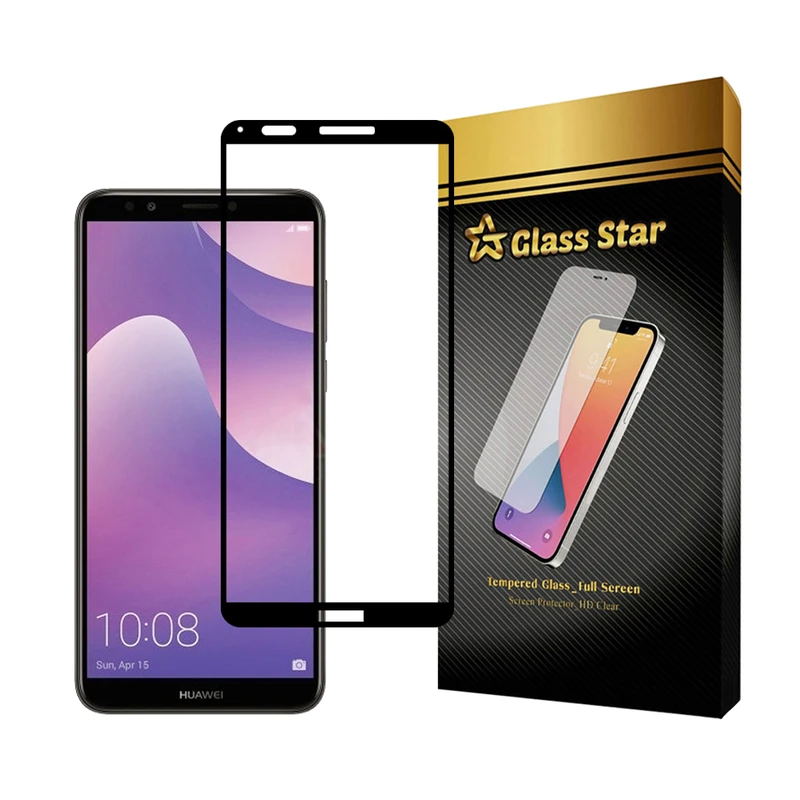 محافظ صفحه نمایش گلس استار مدل FULSLGS مناسب برای گوشی موبایل هوآوی Y7 Prime 2018 / آنر 7C