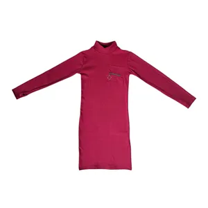 تونیک آستین بلند زنانه مدل یقه اسکی