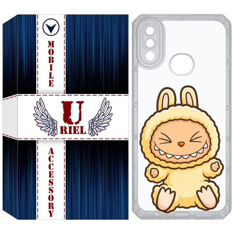 کاور یوریل مدل Clear کد 135 طرح لبوبو Labubu مناسب برای گوشی موبایل سامسونگ Galaxy A10S / M10S