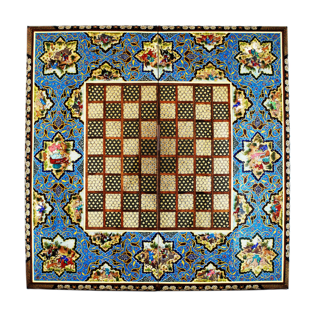 صفحه شطرنج خاتم کاری اوستا سایز 60 کد SIZE60