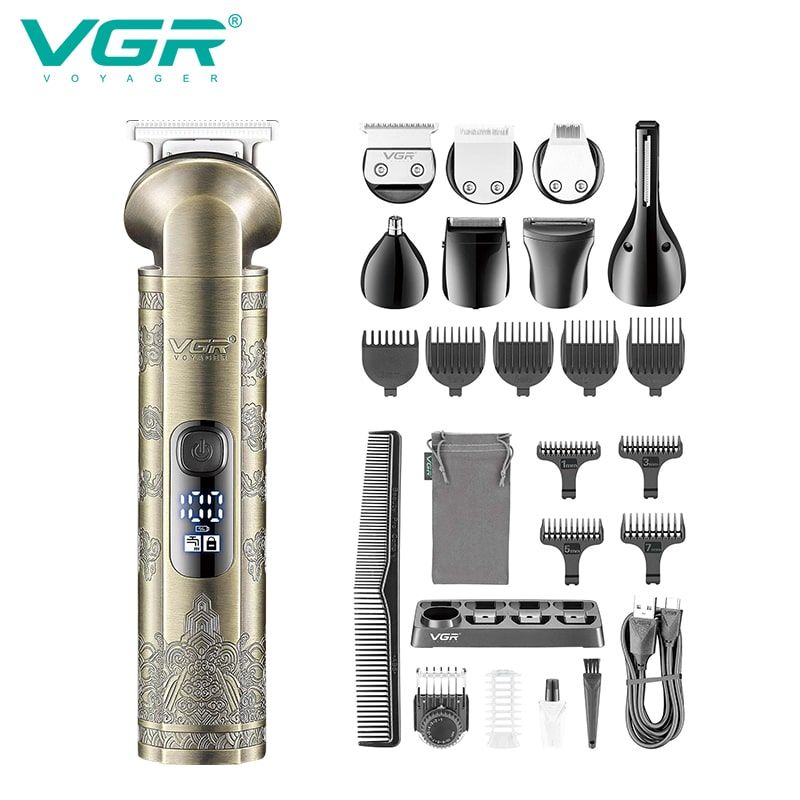 ست ماشین اصلاح موی صورت و بدن وی جی ار مدل V-110 -  - 3