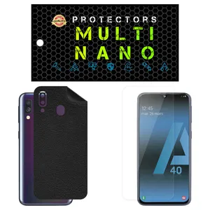 Multi Nano X-SFL Screen Protector For Samsung Galaxy A40 with back skin