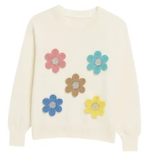 بلوز آستین بلند یقه گرد زنانه مدل Flo-new9919