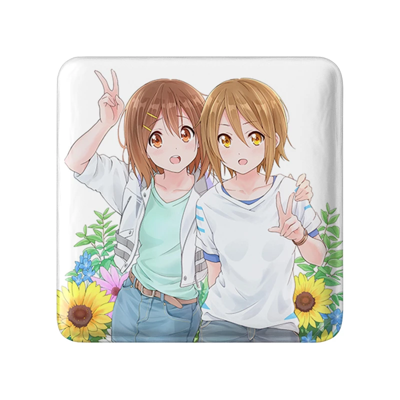 پیکسل خندالو طرح یویی و ریتسو انیمه كي اون مدل مربعی کد 34148