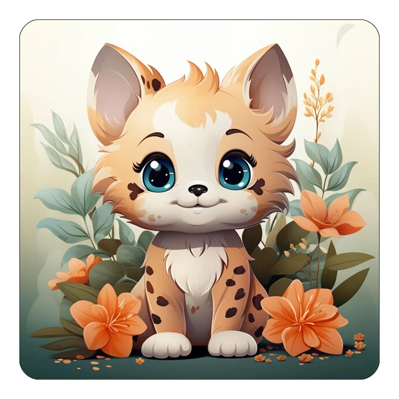 مگنت کاکتی طرح حیوانات کارتونی مدل mp28631