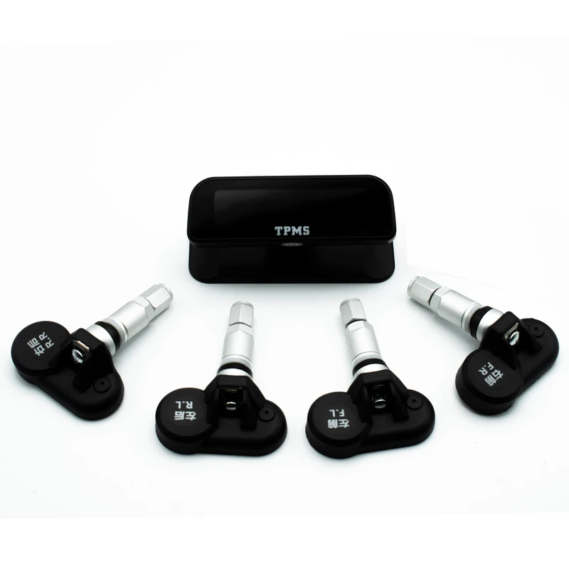 نمایشگر و سنسور داخلی فشار باد لاستیک مدل TY17 بسته 5 عددی