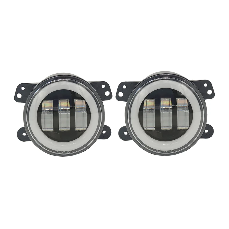 چراغ مه شکن خودرو استیکو مدل تایگر دیلایت دار بسته دو عددی