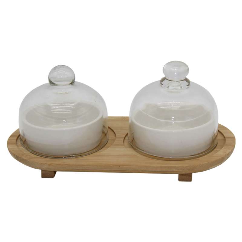 ظرف عسل و مربا خوری مدل دوقلو P571