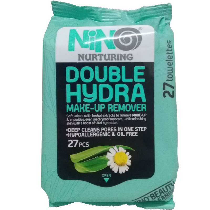 دستمال مرطوب نینو مدل Double Hydra بسته 27 عددی