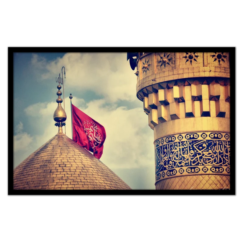 تابلو نوری بکلیت طرح مذهبی حرم امام حسین مدل B-bu1050