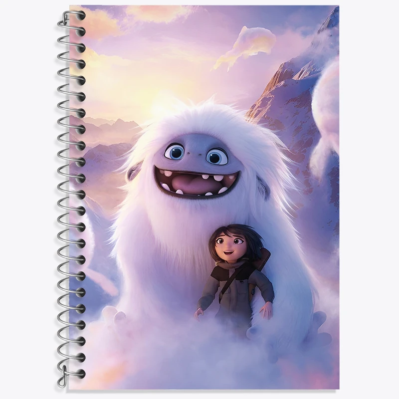 دفتر زبان 50 برگ خندالو مدل دو خط طرح پاگنده (Bigfoot) کد N2518