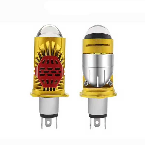 هدلایت خودرو استارتک مدل لنزدار پایه H4 بسته دو عددی