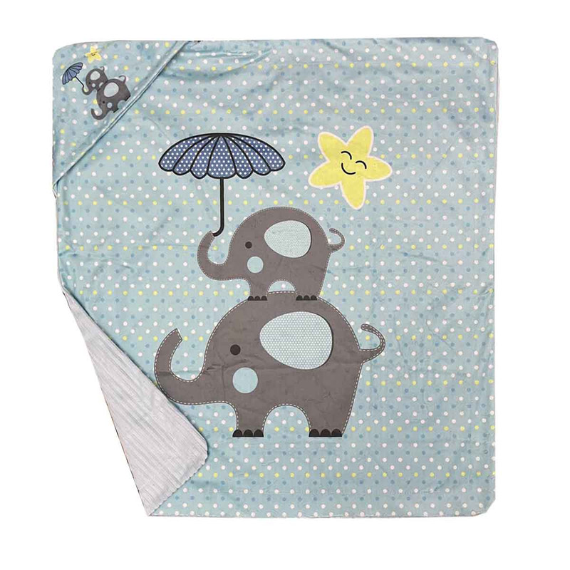 پتو کودک مدل دور پیچ 468 سایز 75x75 سانتی متر