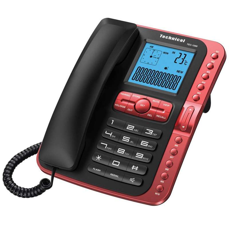 تلفن تکنیکال مدل TEC-1086 تلفن تکنیکال مدل TEC-1086
