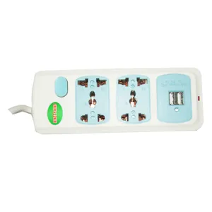 چند راهی برق ناینتی ناین مدل  USB-CENTER L کابل 2 متری