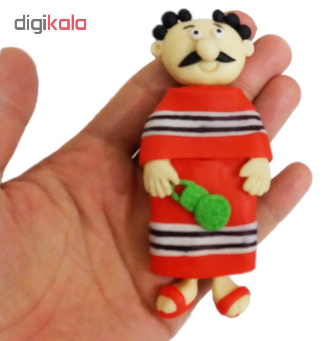 عروسک نشانگر درب حمام طرح دلاک ارتفاع 10 سانتیمتر