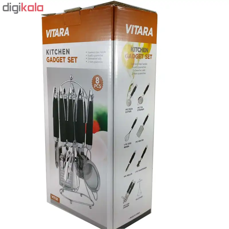 سرویس 8 پارچه ابزار آشپزخانه وی تارا مدل VIT01