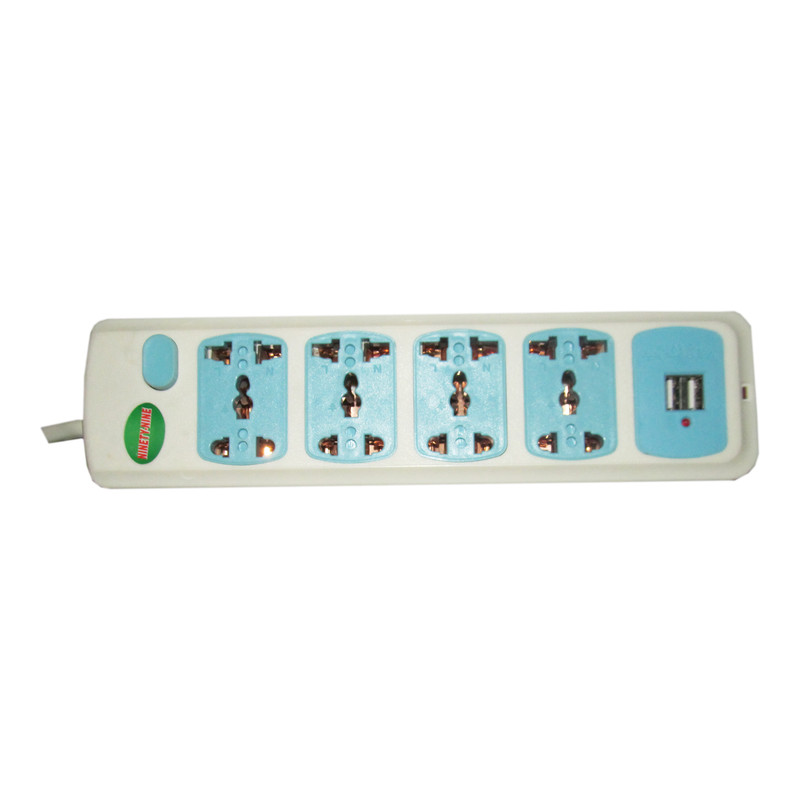 چند راهی برق ناینتی ناین مدل  USB-CENTER K کابل 2 متری