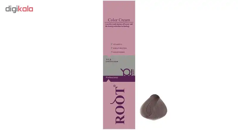 رنگ موی روت شماره 7.1 حجم 120 میلی لیتر رنگ بلوند خاکستری متوسط
