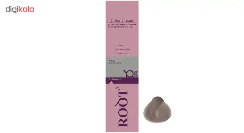 رنگ موی روت شماره 9.1 حجم 120 میلی لیتر رنگ بلوند خاکستری خیلی روشن