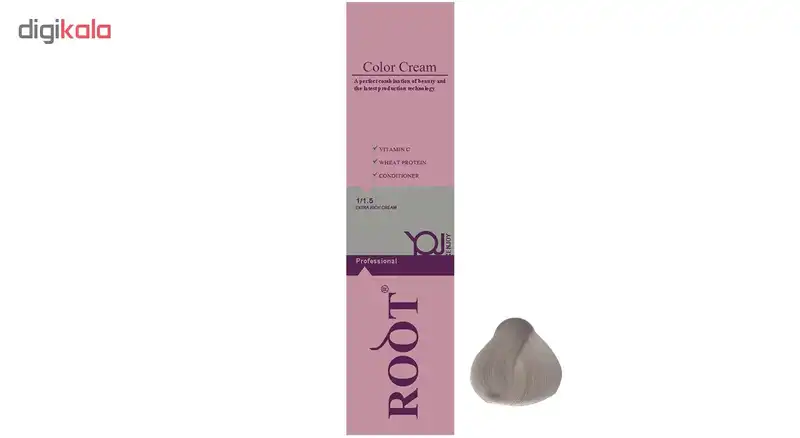 رنگ موی روت شماره 10.1 حجم 120 میلی لیتر رنگ بلوند نقره ای