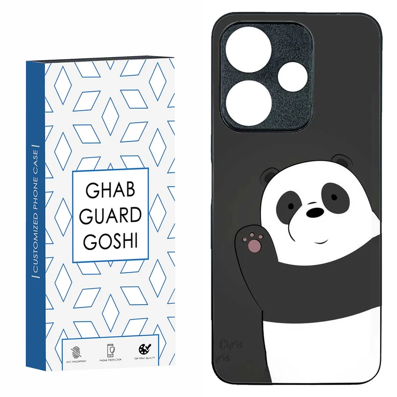 کاور قاب گارد گوشی طرح پاندا کد TPU-225 مناسب برای گوشی موبایل شیائومی  REDMI 13  