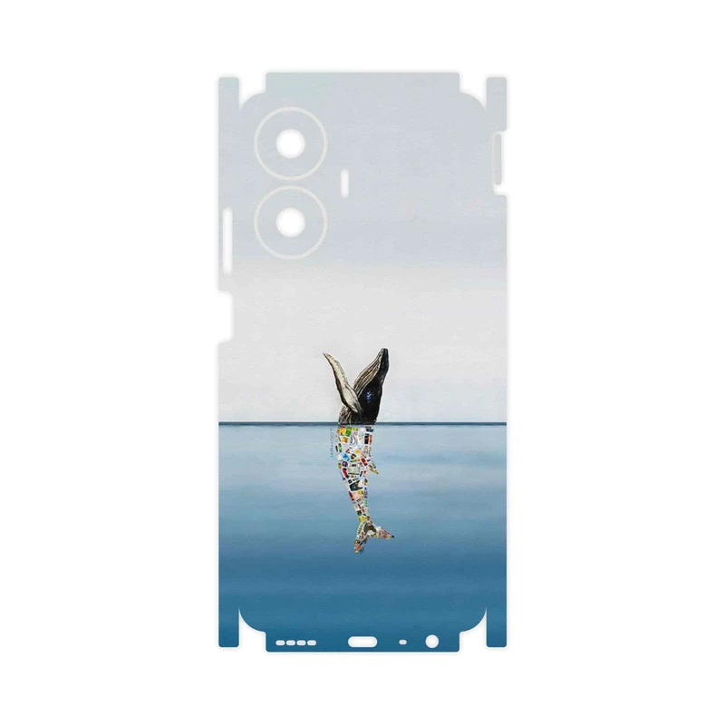 برچسب پوششی ماهوت مدل Collage of Sea Trash-FullSkin مناسب برای گوشی موبایل ریلمی C55