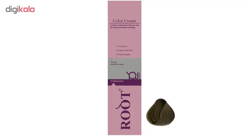 رنگ موی روت شماره 6.3 حجم 120 میلی لیتر رنگ بلوند زیتونی تیره