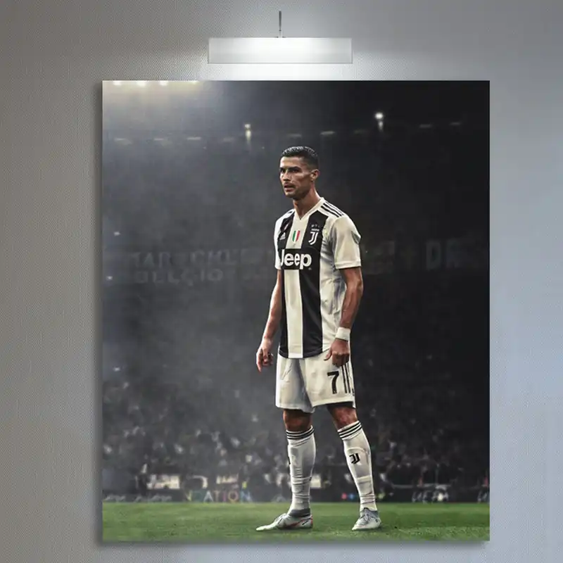 تابلو شاسی گالری استاربوی طرح کریستیانو رونالدو مدل Footbal 01