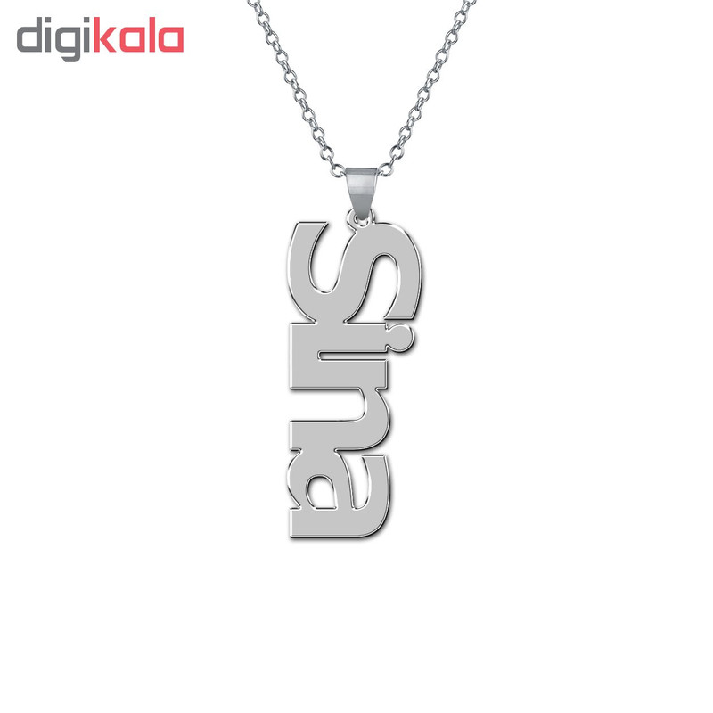 گردنبند نقره طرح سینا کد AC 155