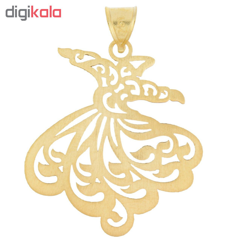 آویز گردنبند طلا 18عیار آریاگلد مدل R160