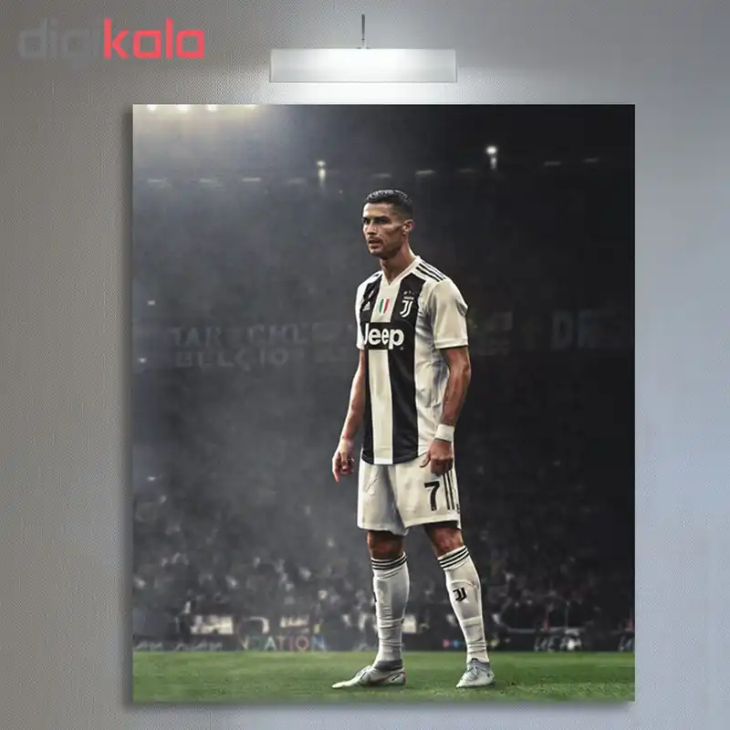 تابلو شاسی گالری استاربوی طرح کریستیانو رونالدو مدل Footbal 01
