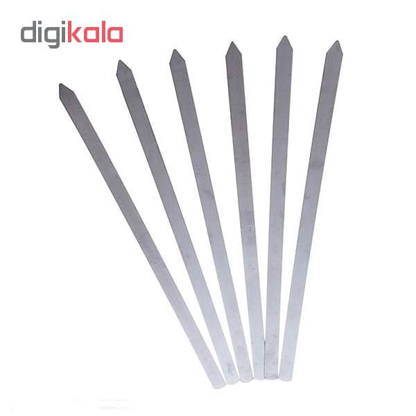 سیخ کباب کوبیده متوسط جار 12 عددی