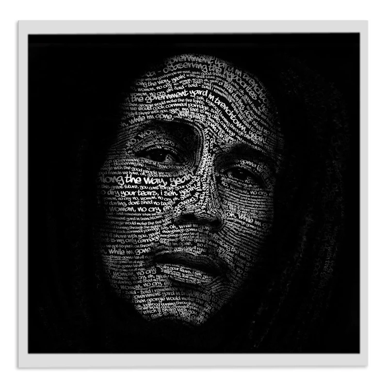 تابلو بکلیت طرح چهره باب مارلی Bob Marley مدل W-s2321